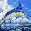 Jumping Marlin Fish Paint By Number