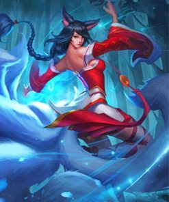 League Of Legends Ahri Paint By Numbers