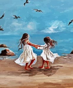 Little Dancing Sisters Paint By Number