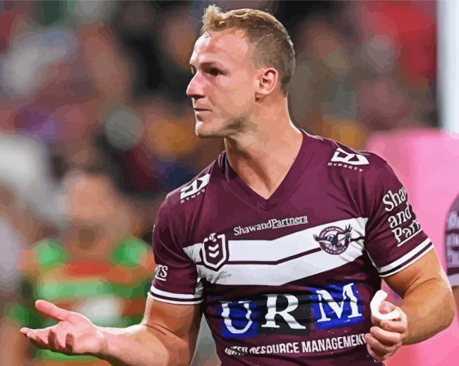 Manly NRL Player Paint By Numbers