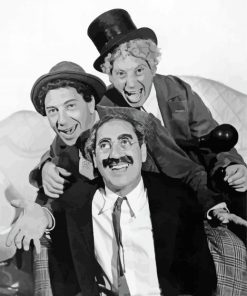 Marx Brothers Comedy Group Paint By Numbers