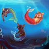 Mermaid Cats Paint By Numbers