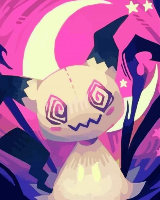 Mimikyu Character Paint By Numbers