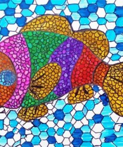 Mosaics Fish Paint By Numbers