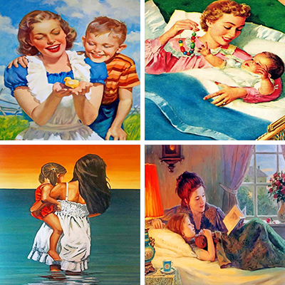 mothers paint by numbers