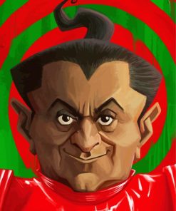 Oompa Loompa Illustration Paint By Numbers