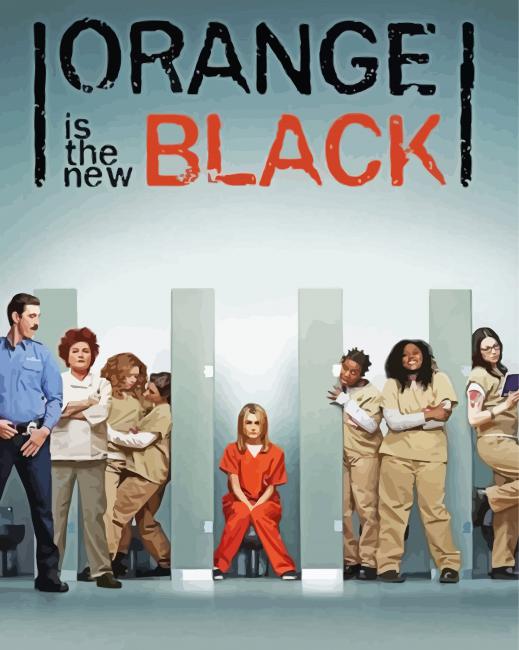 Orange Is The New Black Poster Paint By Number