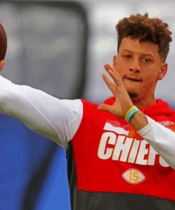 Patrick Mahomes Player Paint By Numbers