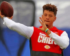 Patrick Mahomes Player Paint By Numbers