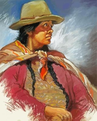 Peru Woman Paint By Numbers