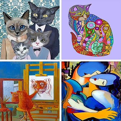 Pets painting by numbers