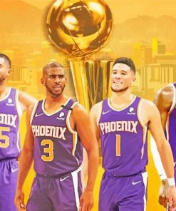 Phoenix Suns Basketball Players Paint By Numbers