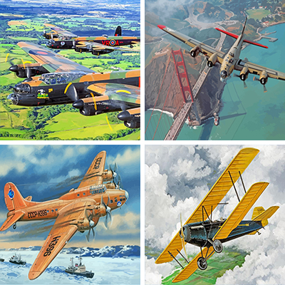 Planes paint by numbers
