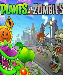 Plants Vs Zombies Paint By Numbers