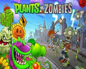 Plants Vs Zombies Paint By Numbers