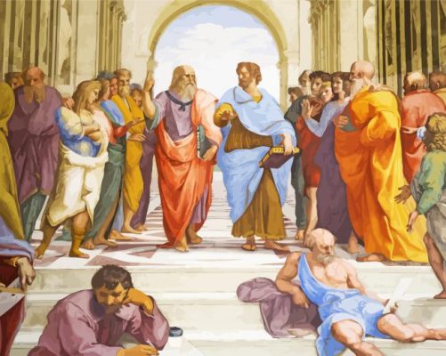 Plato And Philosophers Paint By Numbers