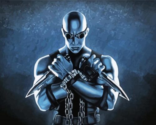 Riddick Character Paint By Numbers