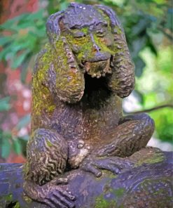 Sacred Monkey Statue Paint By Numbers