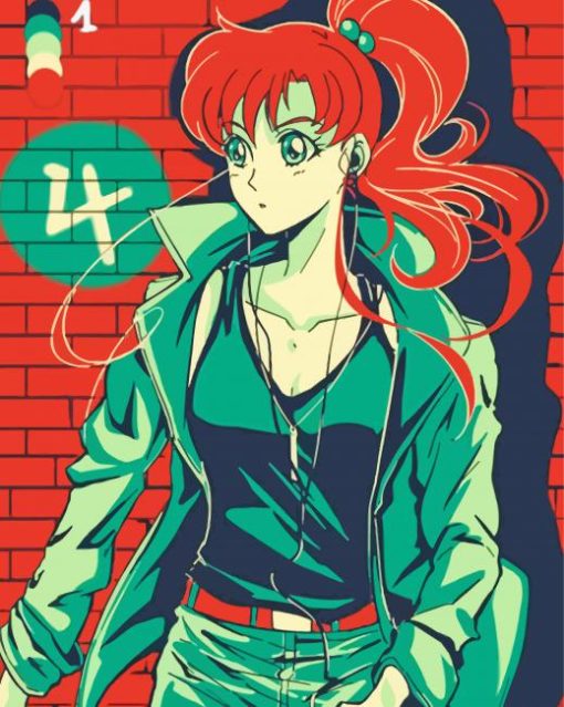 Sailor Jupiter Art Paint By Numbers