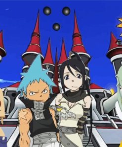 Soul Eater Manga Anime Paint By Numbers