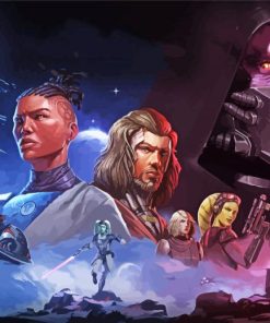 Star Wars Old Republic Paint By Numbers