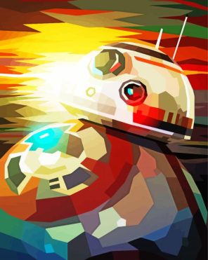 Star Wars BB8 Robot Paint By Numbers