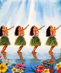 Tahitian Dancers Paint By Numbers