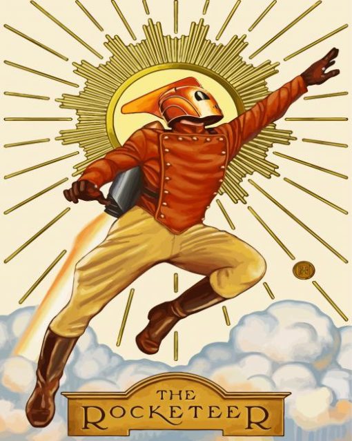The Rocketeer Poster Paint By Number
