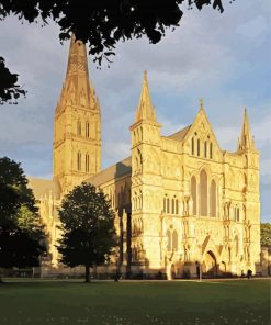 The Salisbury Cathedral Paint By Numbers