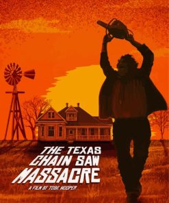 The Texas Chainsaw Massacre Poster Paint By Numbers