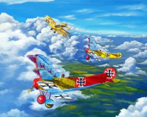 The Triplanes Paint By Numbers