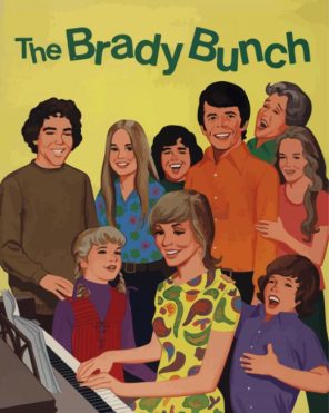 The Brady Bunch Illustration Paint By Numbers