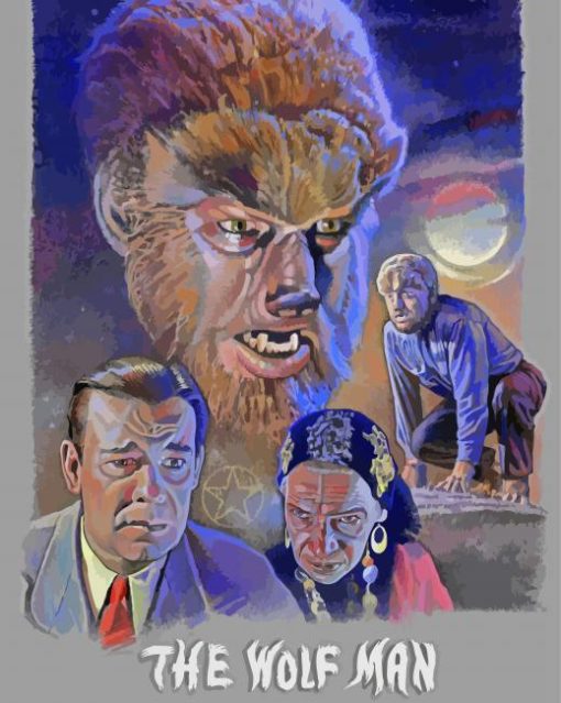 The Wolf Man Paint By Numbers