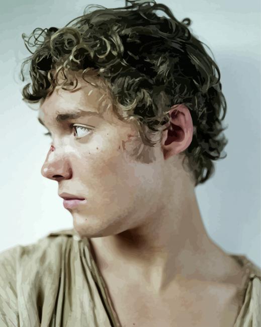 Toby Regbo Side Profile Paint By Numbers