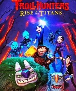 Troll Hunters Rise Of Titans Paint By Numbers