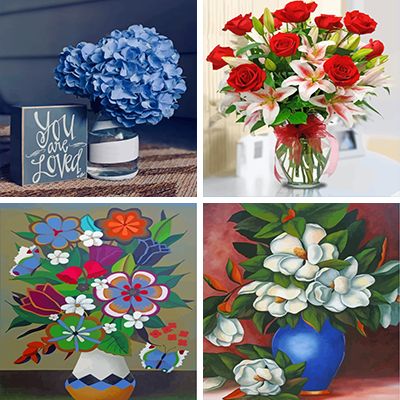 Vases Paint by numbers