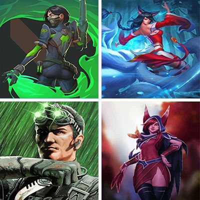 Video Game Characters paint by numbers