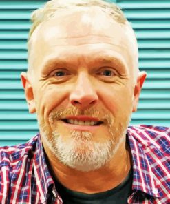 Welsh Comedian Greg Davies Paint By Number