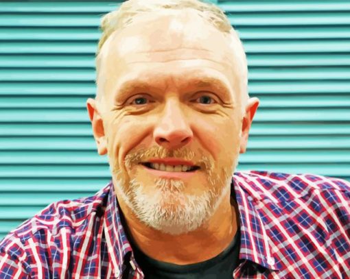 Welsh Comedian Greg Davies Paint By Number