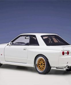 White Skyline R32 Car Paint By Numbers