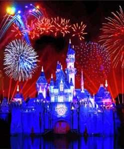 Wonderful Disney Fireworks Paint By Numbers