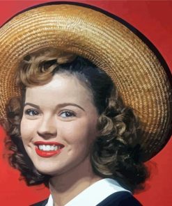 Young Shirley Temple Paint By Number