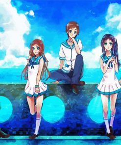 A Lull In The Sea Anime Manga Paint By Number