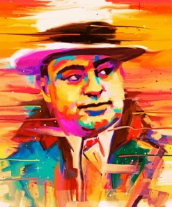 Abstract Al Capone Art Paint By Numbers