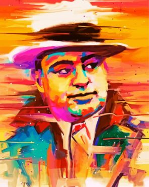 Abstract Al Capone Art Paint By Numbers