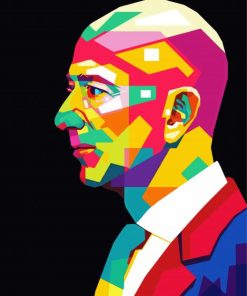 Abstract Jeff Bezos Paint By Numbers