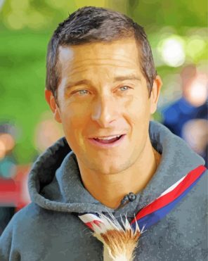 Aesthetic Bear Grylls Paint By Numbers