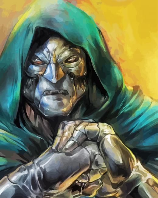 Aesthetic Dr Doom Art Paint By Numbers