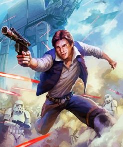 Aesthetic Han Solo Art Paint By Numbers