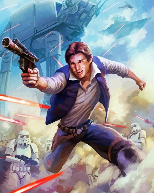 Aesthetic Han Solo Art Paint By Numbers